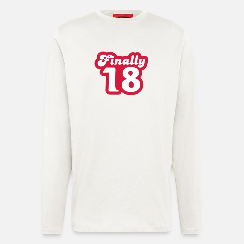 Finally 18 - Manches longues bio décontracté fabriqué en UE - OFF WHITE