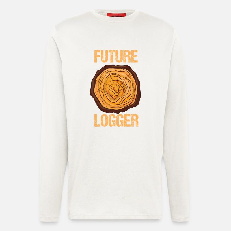 Future Logger Waldarbeiter Design - Langarmshirt - made by SPREAD  - undefined