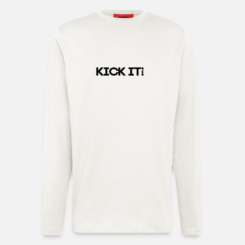 KICK IT - Langarmshirt - made by SPREAD  - OFF WHITE
