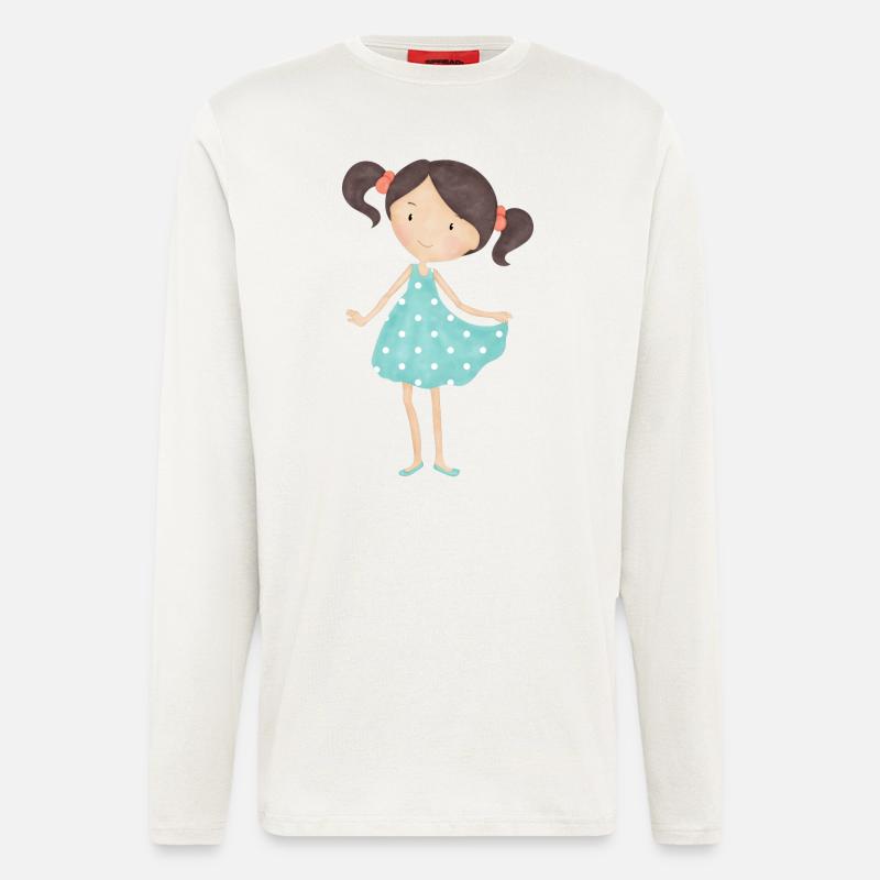 Mädchen - Langarmshirt - made by SPREAD  - OFF WHITE