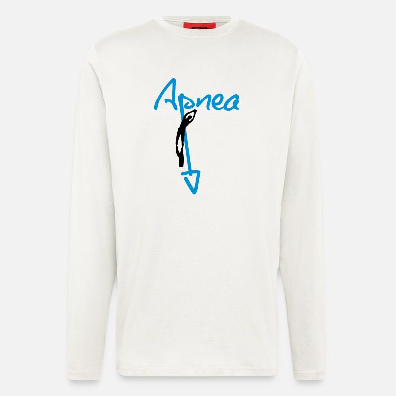 Apnea Script - Langarmshirt - made by SPREAD  - OFF WHITE