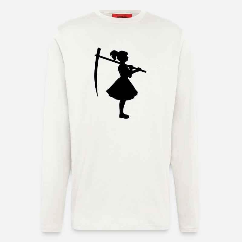 Kate mit Sense - Langarmshirt - made by SPREAD  - OFF WHITE