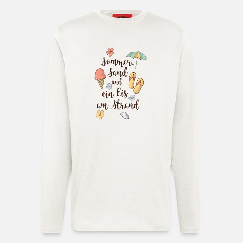 Strand - Langarmshirt - made by SPREAD  - OFF WHITE