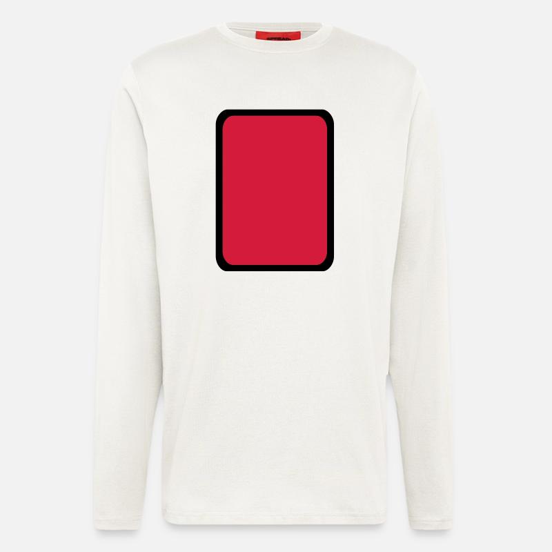 Red card Referee - Longsleeve - made by SPREAD  - OFF WHITE