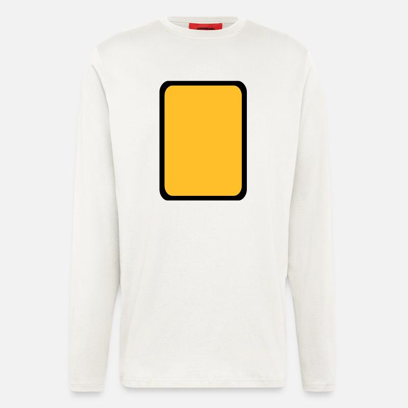 Yellow card Referee - Longsleeve - made by SPREAD  - OFF WHITE