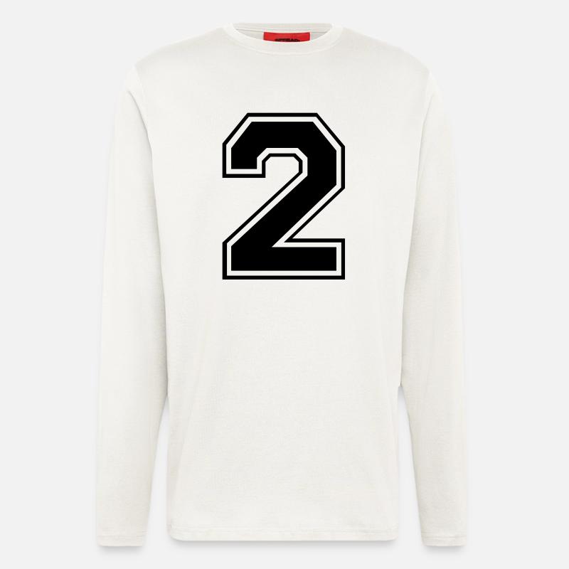 zwei - Manches longues bio décontracté fabriqué en UE - OFF WHITE