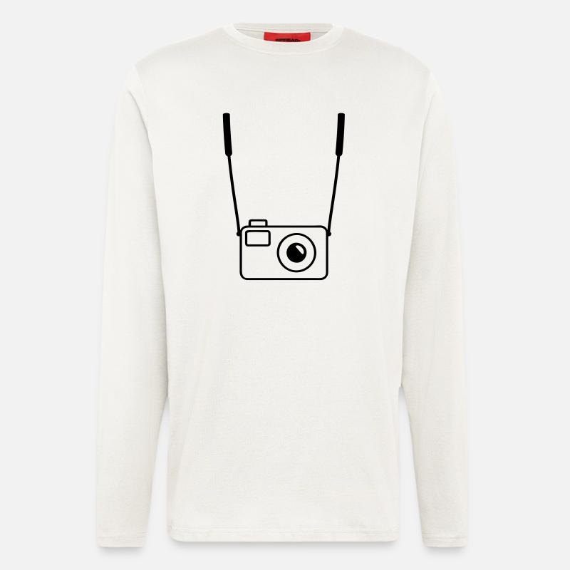 camera - Longsleeve - made by SPREAD  - OFF WHITE