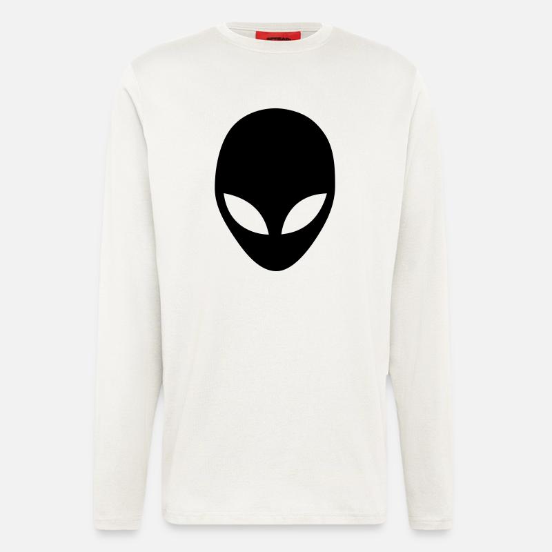 Black Alien - Langarmshirt - made by SPREAD  - OFF WHITE