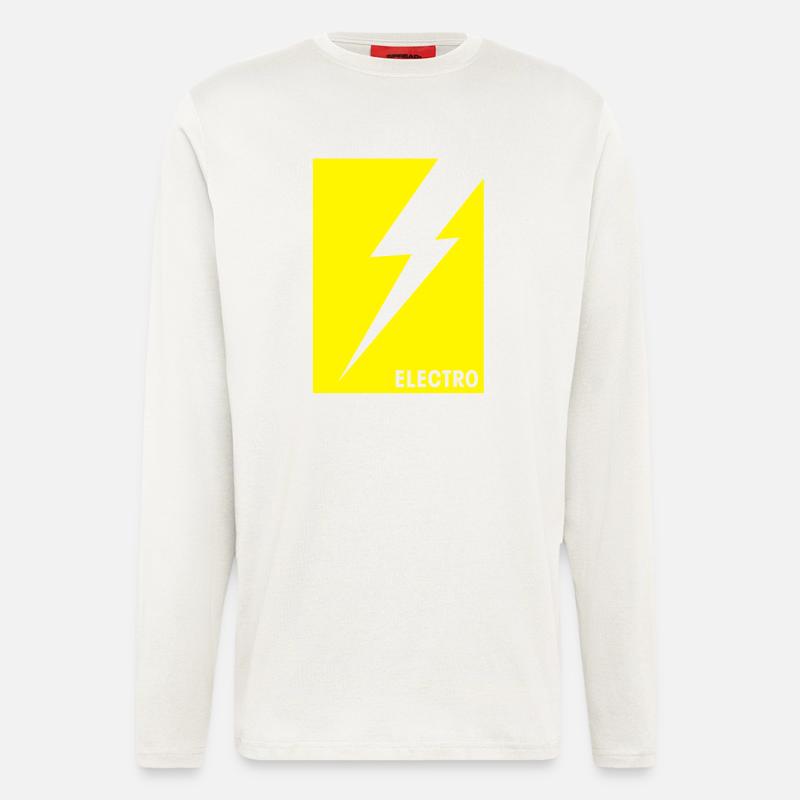 electro - Langarmshirt - made by SPREAD  - OFF WHITE