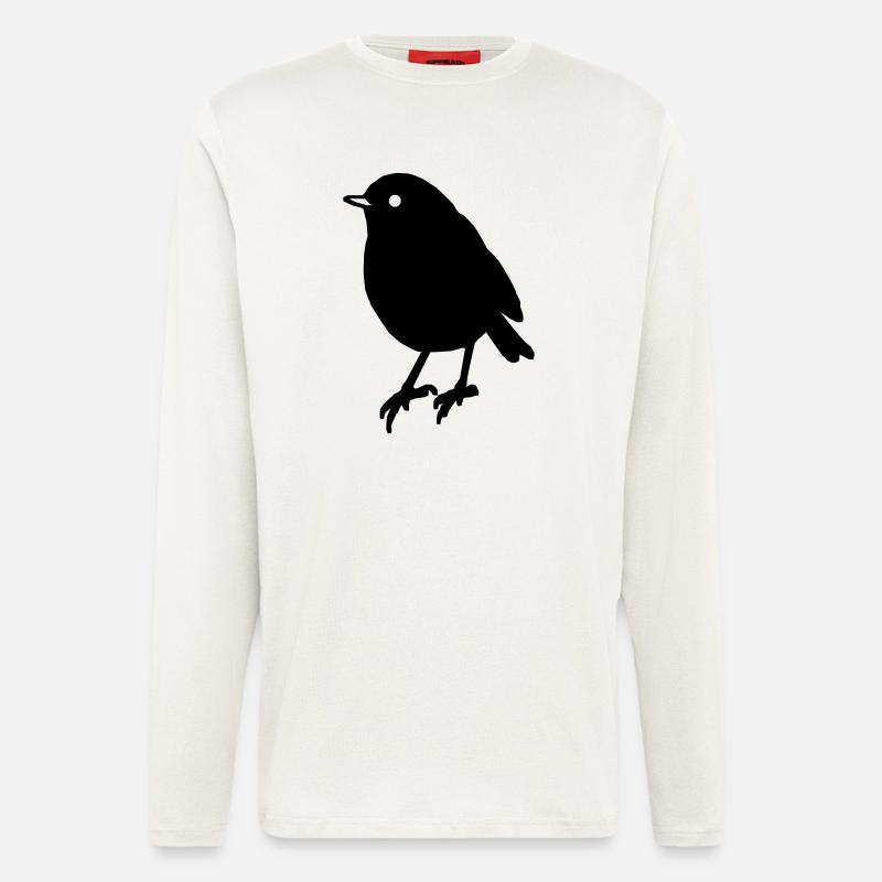 Bird Bird Gift Gift Idea - Longsleeve - made by SPREAD  - OFF WHITE