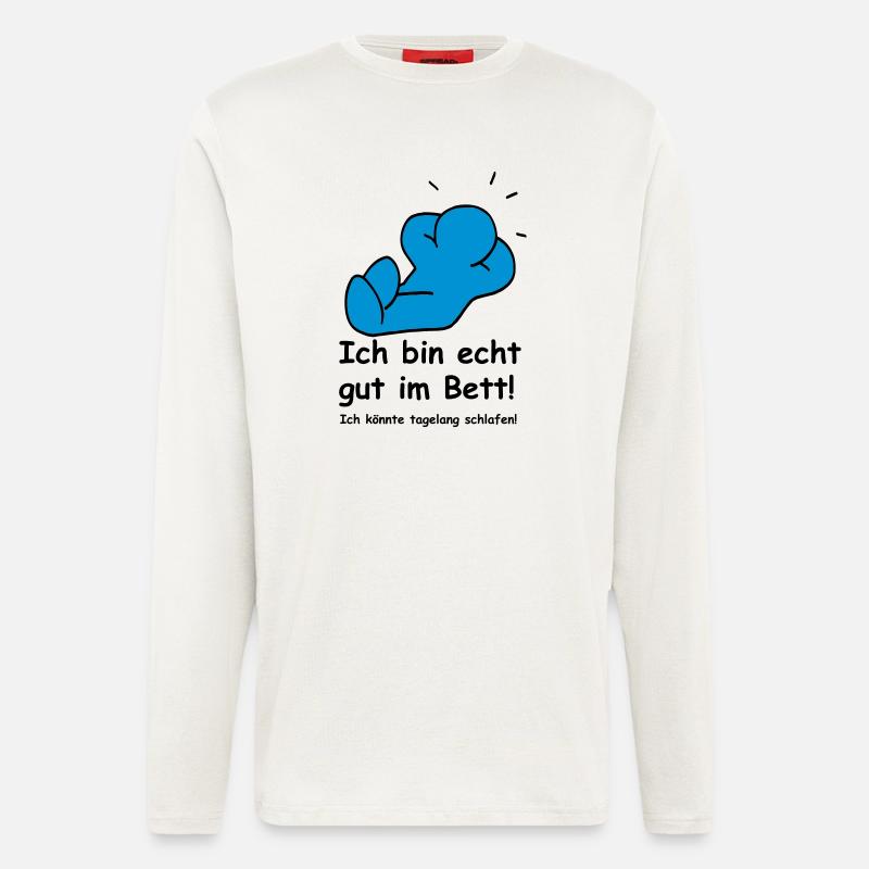I'm good in bed! - Longsleeve - made by SPREAD  - OFF WHITE