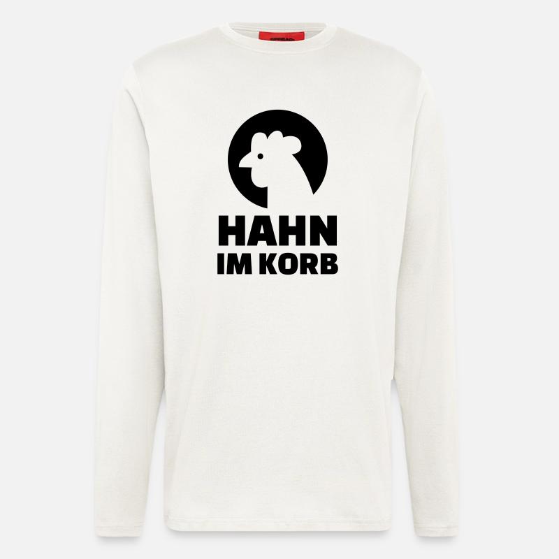 Hahn im Korb - Langarmshirt - made by SPREAD  - OFF WHITE