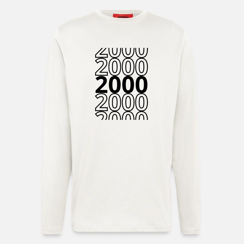 2000 2000 2000 - Langarmshirt - made by SPREAD  - OFF WHITE