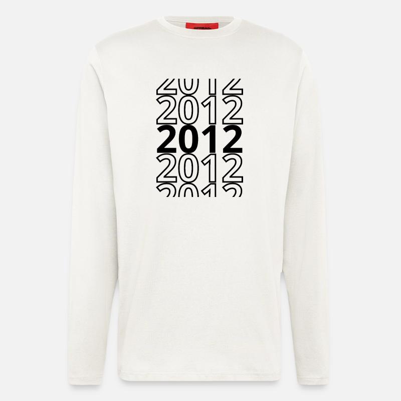 2012 2012 2012 - Langarmshirt - made by SPREAD  - OFF WHITE