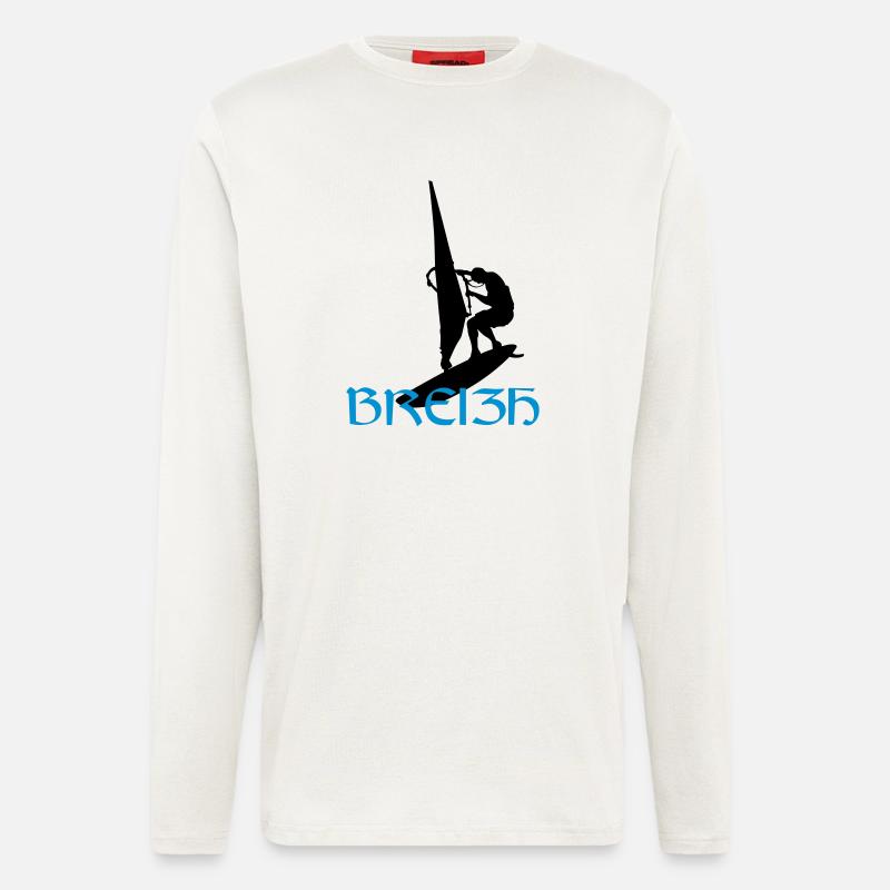 Windsurfen / Windsurfer / Windsurf / Windsurfing - Langarmshirt - made by SPREAD  - OFF WHITE