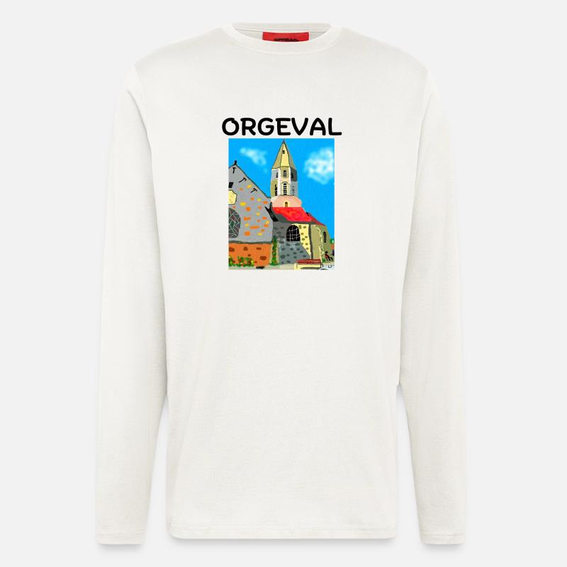 Orgeval, Yvelines, Versailles - Langarmshirt - made by SPREAD  - OFF WHITE