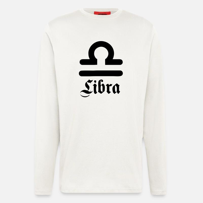 Weegschaal Libra - Longsleeve - made by SPREAD  - OFF WHITE