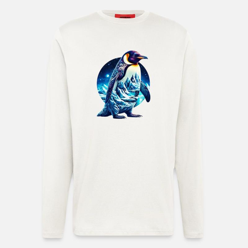 Penguin - Longsleeve - made by SPREAD  - OFF WHITE