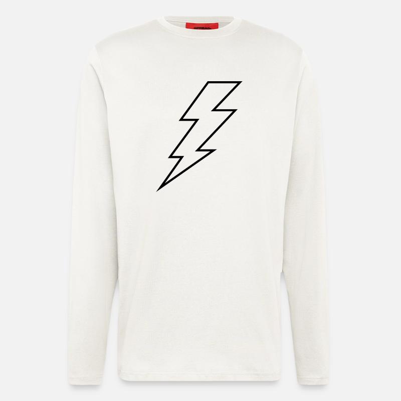 Lightning bolt - Longsleeve - made by SPREAD  - OFF WHITE