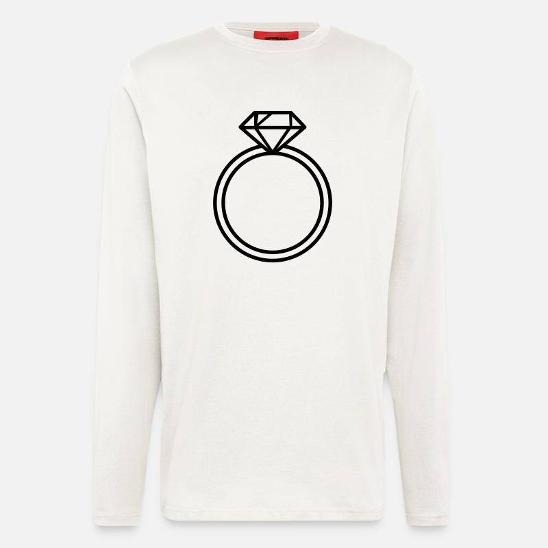 Ehering, - Langarmshirt - made by SPREAD  - OFF WHITE