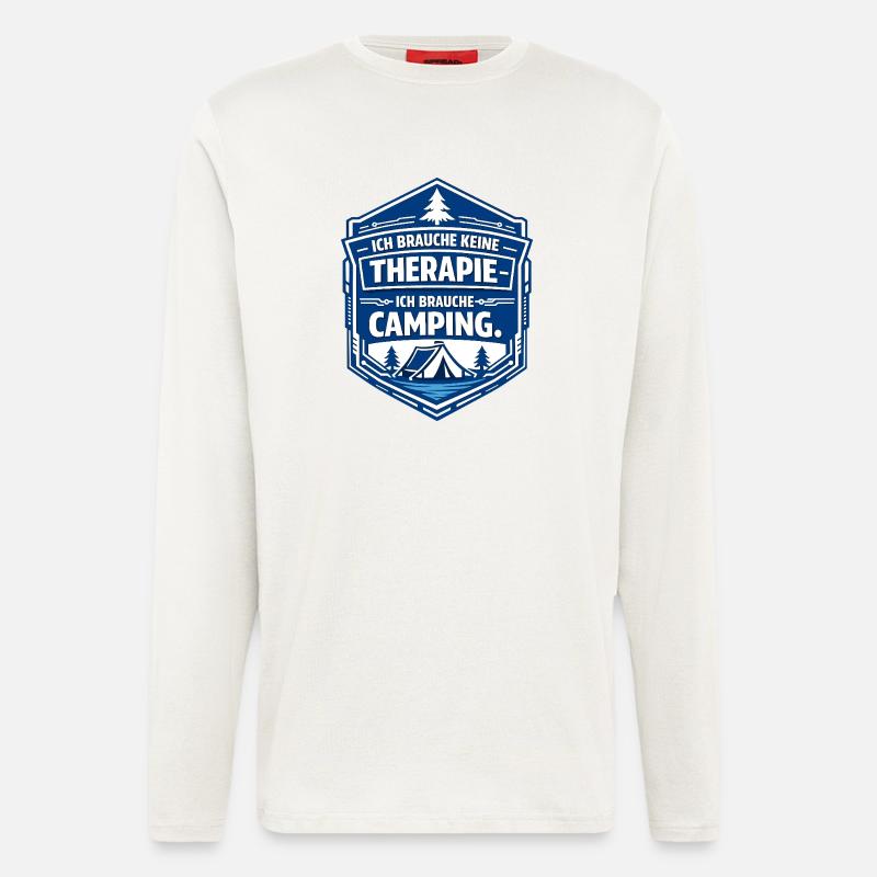 Camping - Langarmshirt - made by SPREAD - OFF WHITE