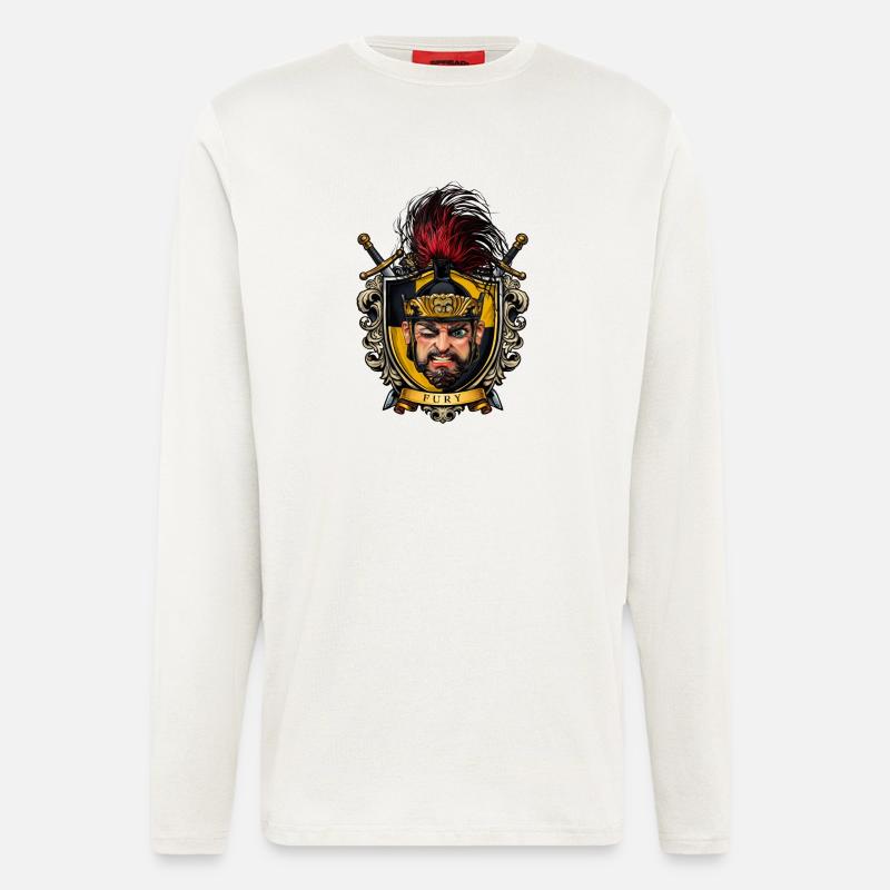Fury Shield Warrior Crest - Longsleeve - made by SPREAD  - OFF WHITE
