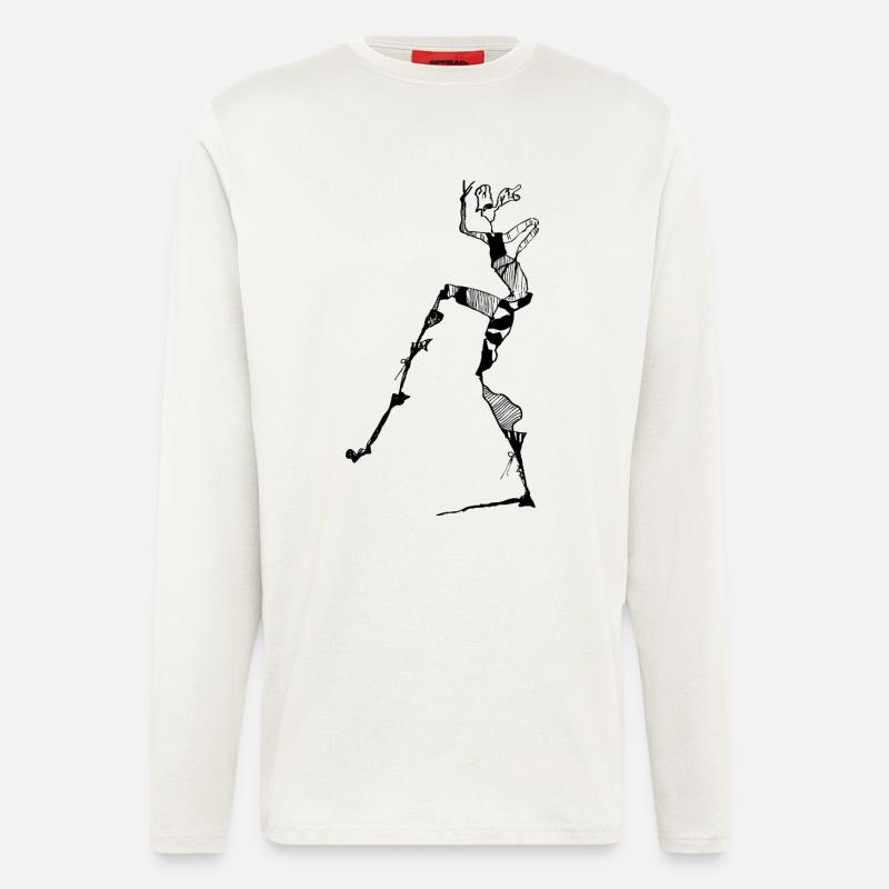 Alien - Langarmshirt - made by SPREAD - OFF WHITE