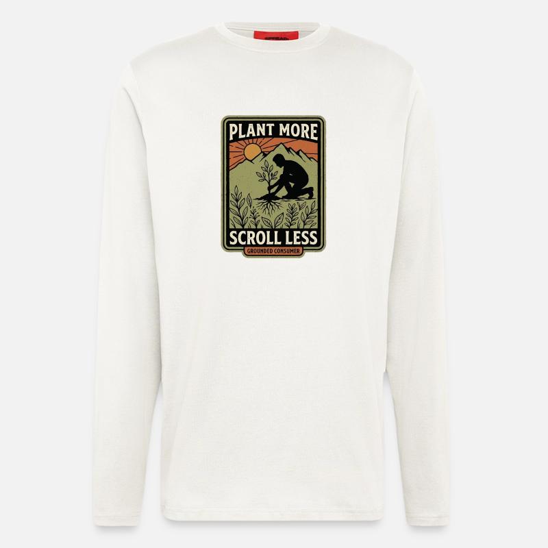 Grounded Consumer - Longsleeve - made by SPREAD  - OFF WHITE