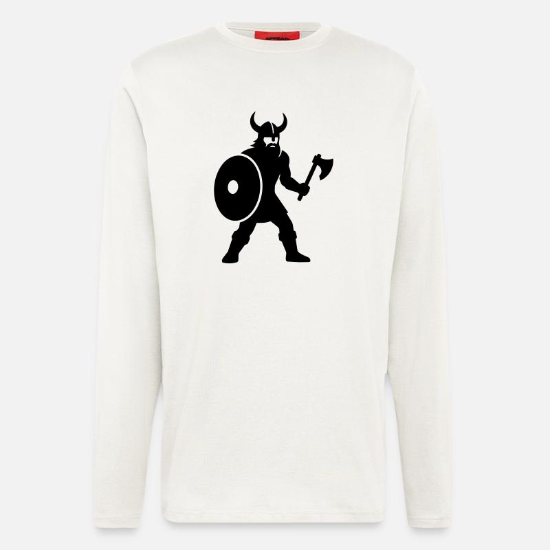 Viking - Manches longues bio décontracté fabriqué en UE - OFF WHITE