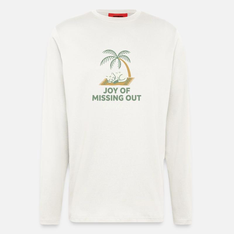Cat JOMO - Longsleeve - made by SPREAD - OFF WHITE