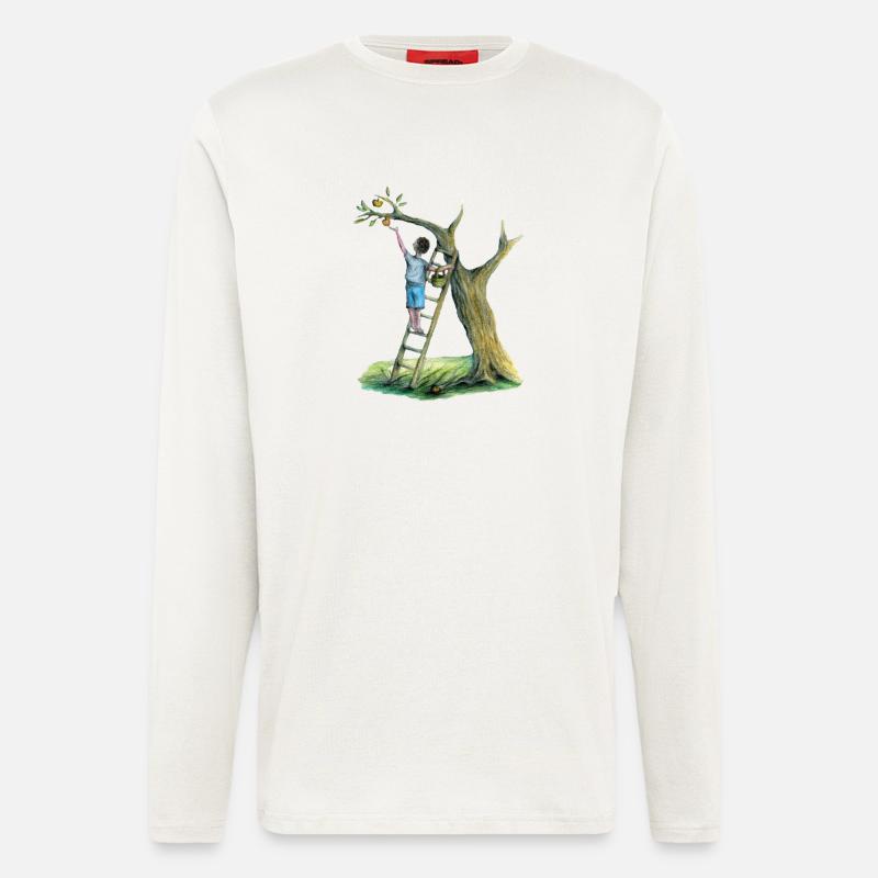Apfelbaum - Langarmshirt - made by SPREAD - OFF WHITE