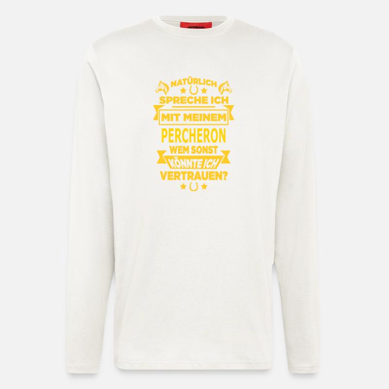 PERCHERON - Langarmshirt - made by SPREAD - OFF WHITE
