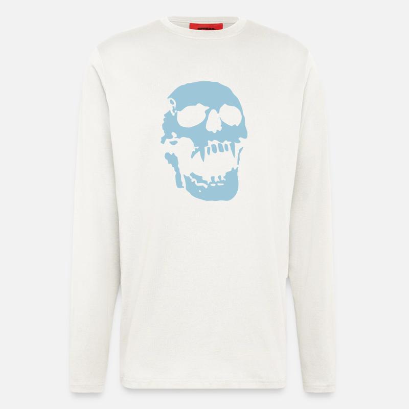 scream_skull - Langarmshirt - made by SPREAD  - OFF WHITE