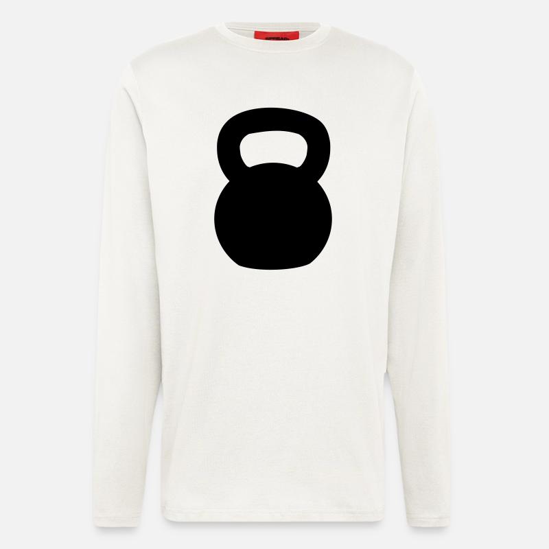 Kettlebell - Langarmshirt - made by SPREAD  - OFF WHITE