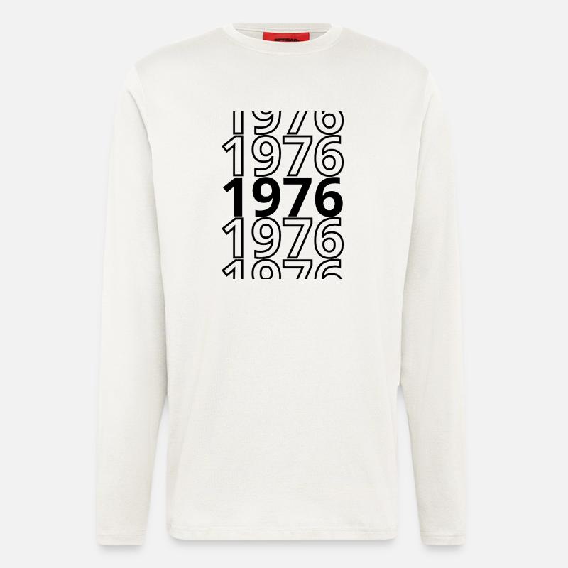 1976 1976 1976 - Langarmshirt - made by SPREAD - OFF WHITE