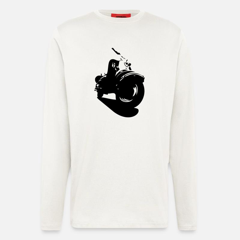 IWL Berlin Roller, Oldtimer - Langarmshirt - made by SPREAD  - OFF WHITE