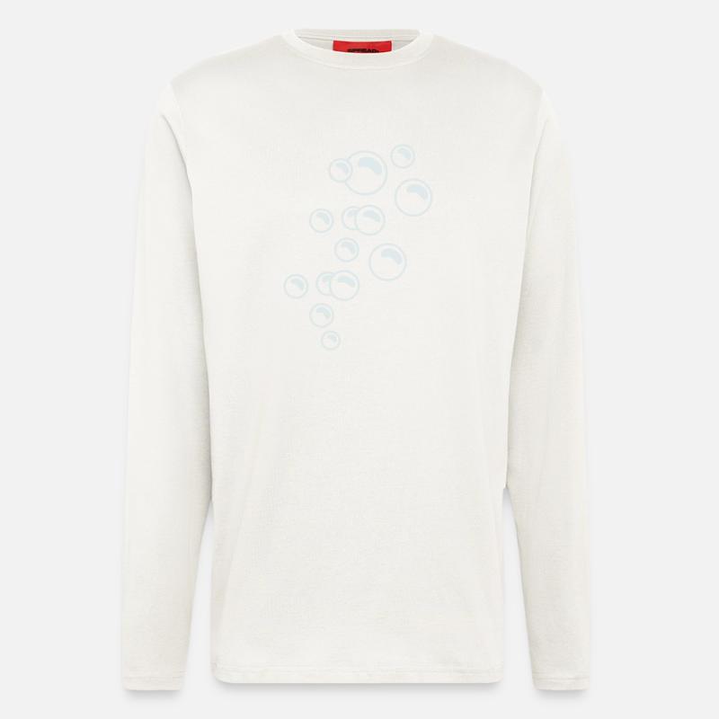 Bubbles / Blasen (C, 1c) - Longsleeve - made by SPREAD  - OFF WHITE
