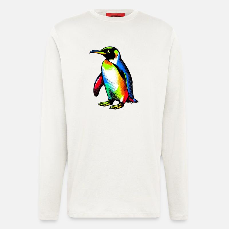 Penguin - Longsleeve - made by SPREAD  - OFF WHITE