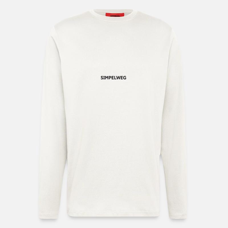 Einfach – Flämische Schlichtheit - Langarmshirt - made by SPREAD  - OFF WHITE