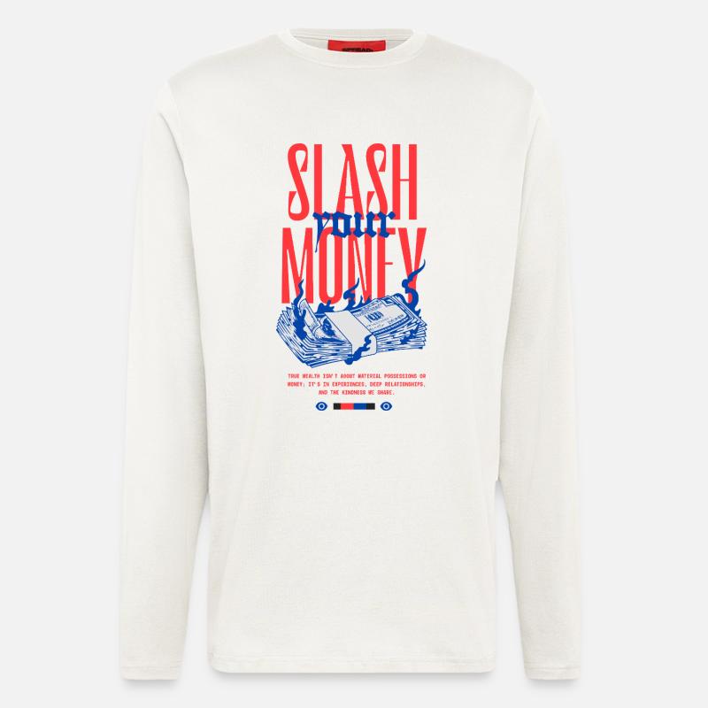 Silver Splashes - Longsleeve - made by SPREAD - OFF WHITE
