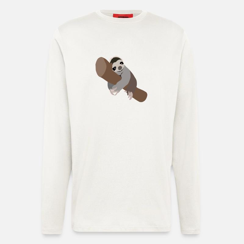 Faultier - Langarmshirt - made by SPREAD  - OFF WHITE