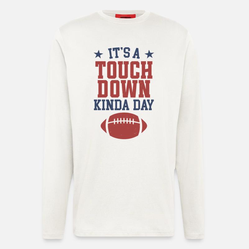 It's a touchdown kinda day - Longsleeve - made by SPREAD  - OFF WHITE