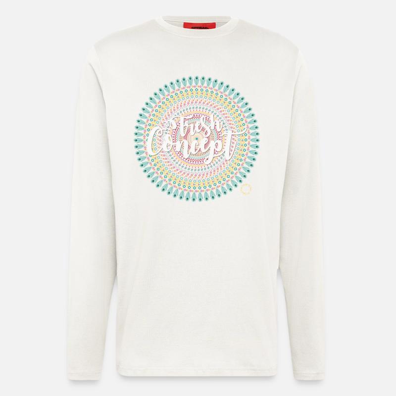 Frisches Konzept Mandala - Langarmshirt - made by SPREAD  - OFF WHITE