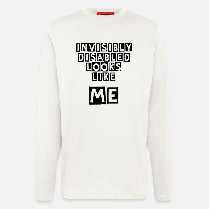 Invisibly Disabled - Longsleeve - made by SPREAD  - OFF WHITE