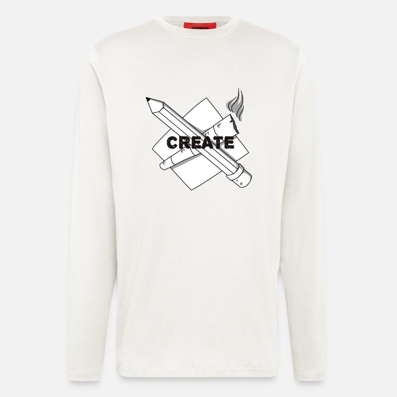 Create - Langarmshirt - made by SPREAD  - OFF WHITE