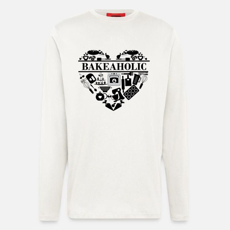 Bakeaholic - Langarmshirt - made by SPREAD  - OFF WHITE