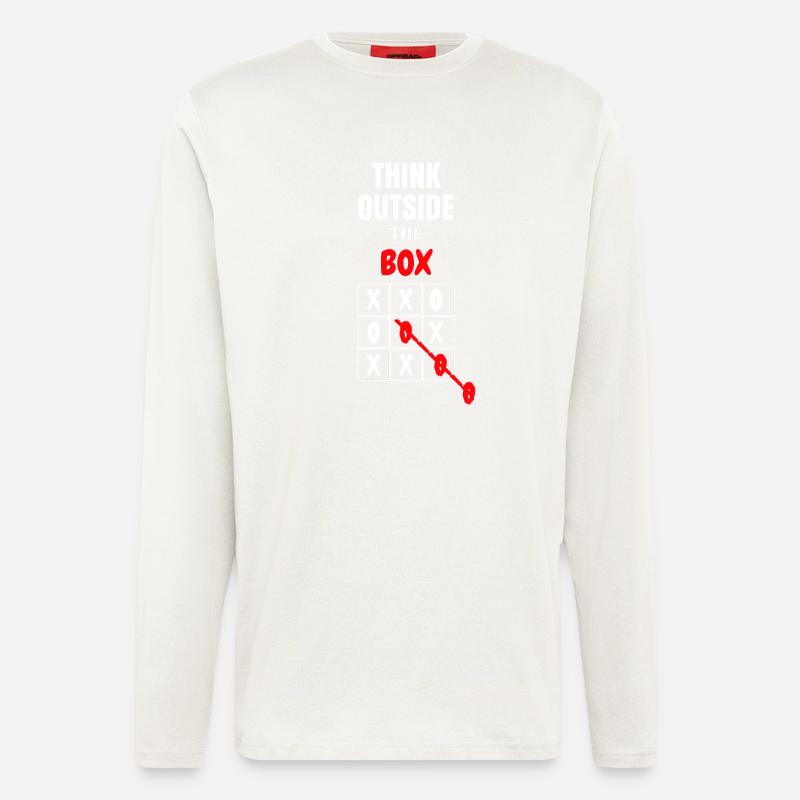 THINK OUTSIDE - Longsleeve - made by SPREAD  - OFF WHITE
