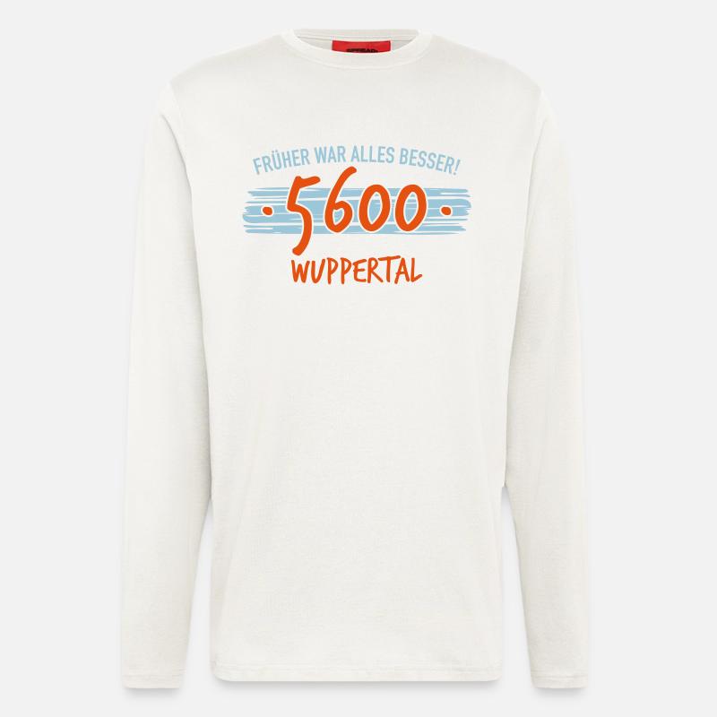 Früher 5600 Wuppertal - Langarmshirt - made by SPREAD  - OFF WHITE