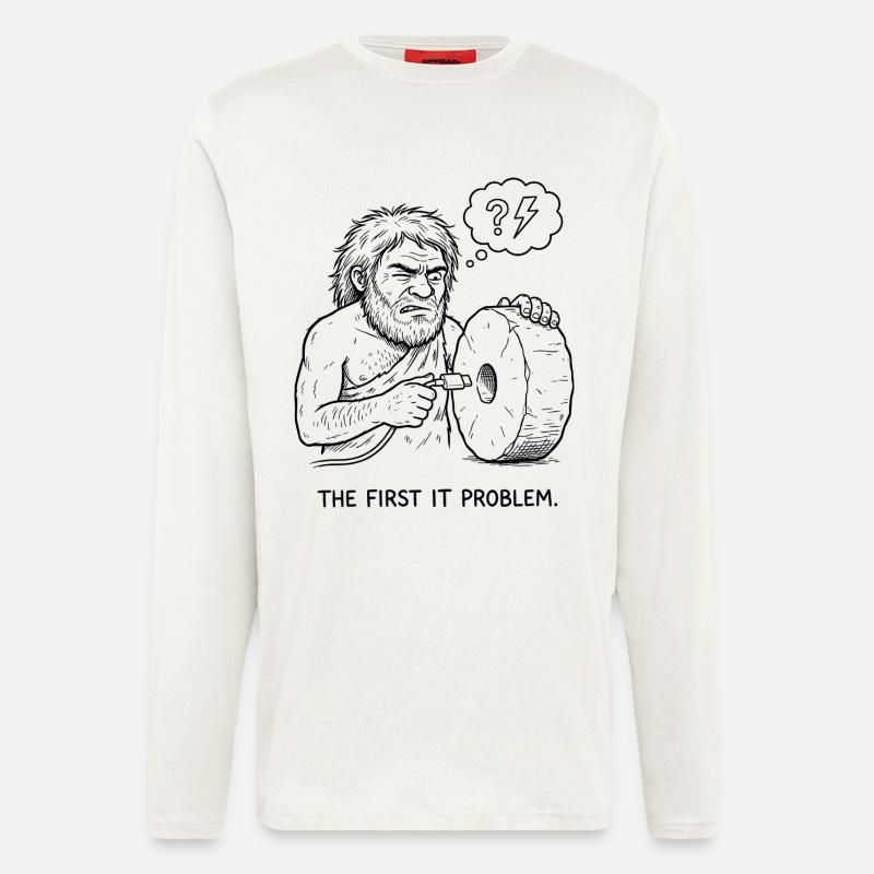 The First IT Problem - Longsleeve - made by SPREAD  - OFF WHITE