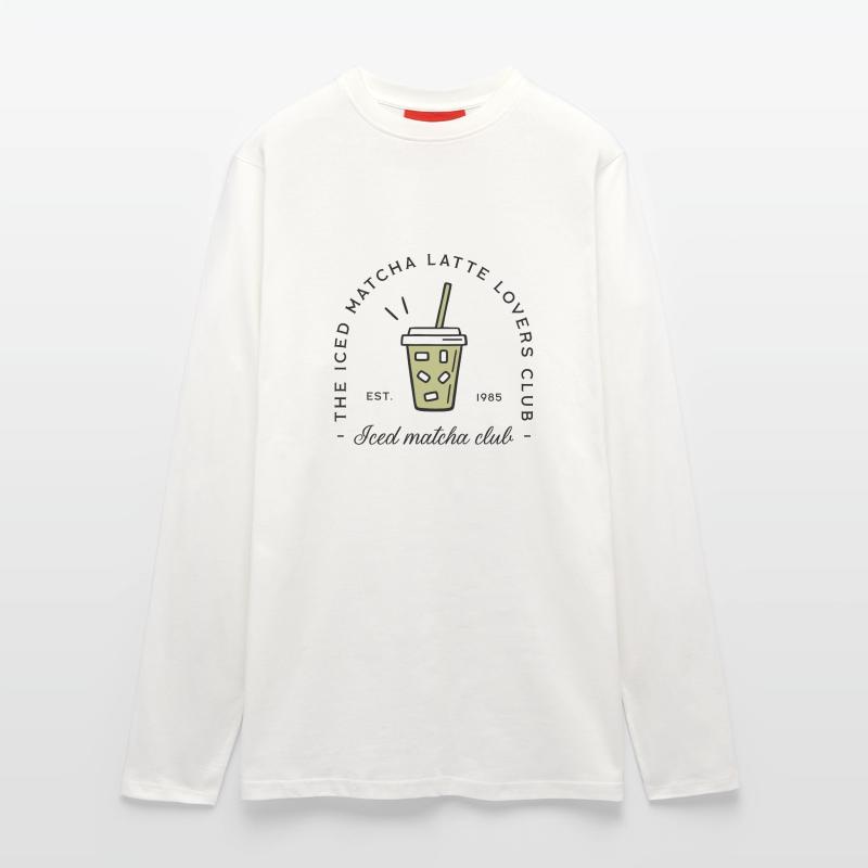 Iced Matcha Iced Latte Langarmshirt - made by SPREAD 